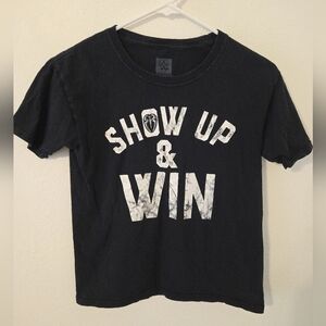 WWE Roman Reigns Show Up And Win Graphic T Shirt Size Youth Medium Tribal Chief